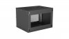 Szafa Wisząca 6U 540x400 Rack 19 Basic Flatpack Czarna